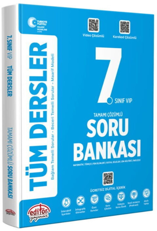 Data 7. Sınıf Tüm Dersler Soru Bankası Data Yayınları