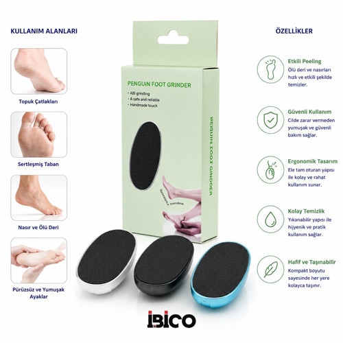 PENGUIN FOOT GRINDER AYAK - TOPUK TÖRPÜ RENKLİ HERHANGİ BİR RENKTEN 1 ADET GÖNDERİLİR (50001)
