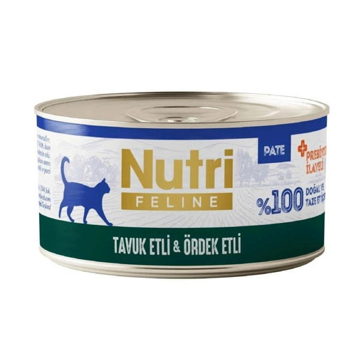 Tavuk Eti ve Ördekli Tahılsız Kedi Konservesi 70 Gr