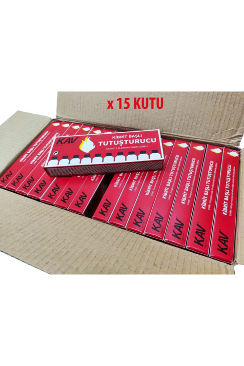 Orijinal Kibrit Başlı Tutuşturucu 10 Lu X 15 Kutu