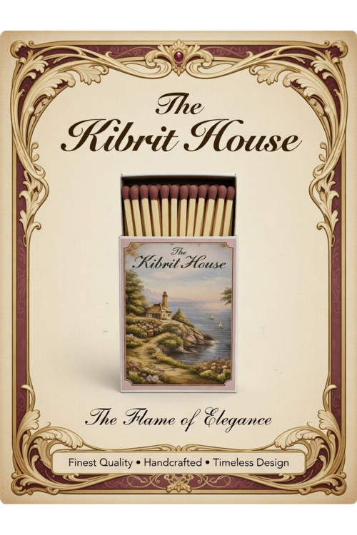 The Kibrit | Deniz Fenerli Kulübe Temalı Dekoratif Mum Yanı Kibrit Kutusu – Nostaljik Huzur