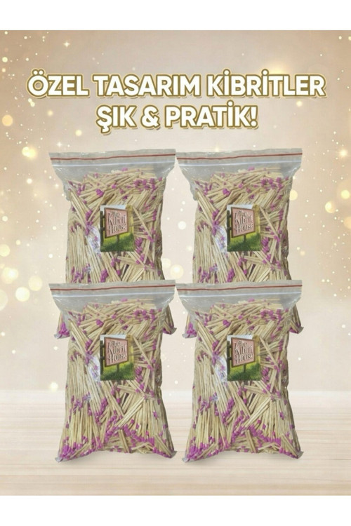 1kg Fuşya Renkli 42mm Konsept Hediyelik Renkli Kibrit