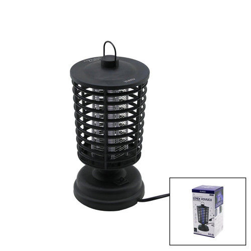 AUHMA MOSQUITO TRAP AQM-02 SİNEK CIZ ÖLDÜRÜCÜ MAKİNE FENER MODELİ MASA ÜSTÜ - ASKI HALKALI 3.6-4W 12