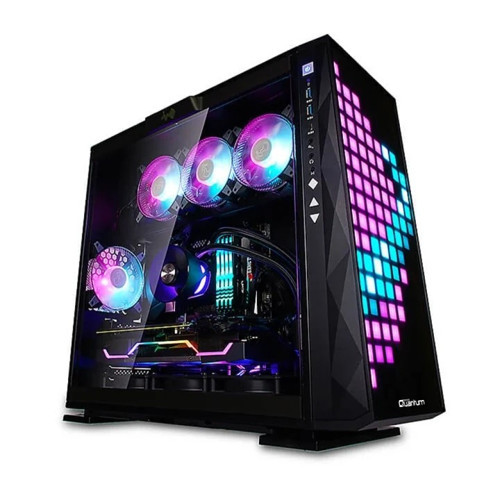 Vegas 7 ARGB Fan Adreslenebilir RGB Ön Panel Siyah Mid Tower Power Gaming Kasa
