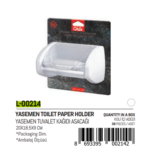 YASEMEN KAPAKLI WC KAĞITLIK (50001)