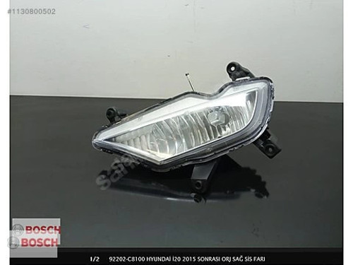 Hyundai İ20 2015-2018 Sis Lambası (Ledsiz Farlı Araçlar İçin) Ön Sağ (Oem No: 92202-C8100)