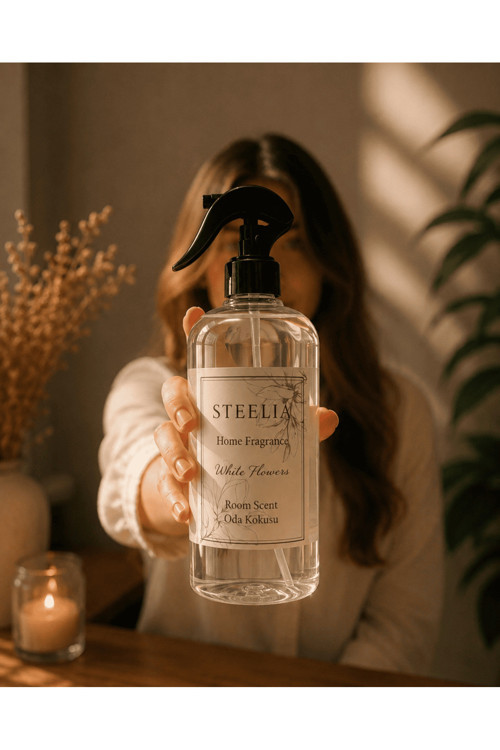 White Flowers Oda Spreyi 550 Ml - Ev, Ofis, Araç Ve Yaşam Alanları İçin Uzun Süre Kalıcı Ortam Kokusu Room Spray