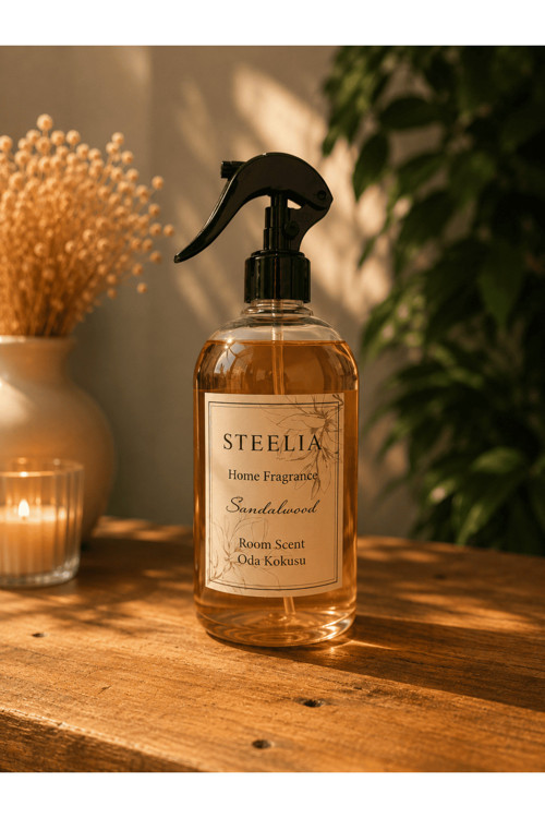 Sandalwood Oda Spreyi 550 Ml - Ev, Ofis, Araç Ve Yaşam Alanları İçin Uzun Süre Kalıcı Ortam Kokusu Room Spray