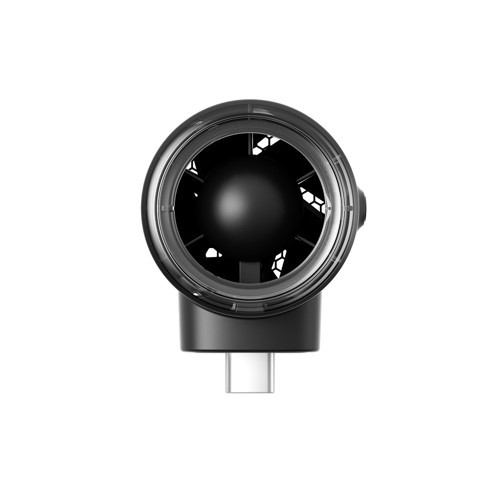 Aecooly PK01-F1 Type-C Bağlantılı 4 Kademeli Portatif Soğutucu Mini Fan Siyah 4