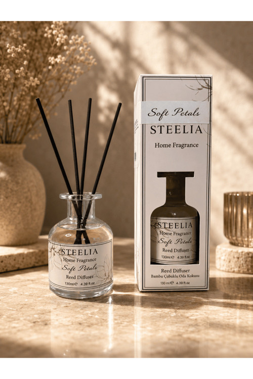 Soft Petals Bambu Çubuklu Oda Kokusu 120 Ml Uzun Süre Kalıcı Reed Diffuser