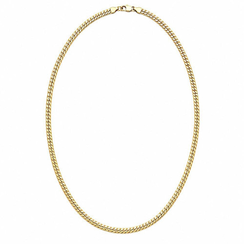 14 Ayar Sıkı Gurmet Altın Zincir 4 mm 60 cm
