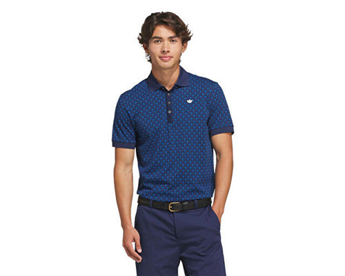 ALL OVER TREFOIL POLO Erkek Günlük Polo Tişört KS5762 Mavi