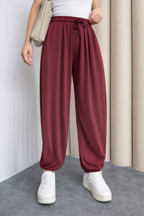 Premium Stirrup Model Kadın Modal Şalvar Pantolon 1184