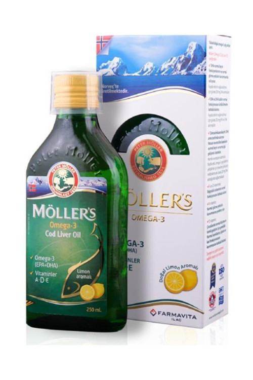 Möllers Omega-3 Doğal Limon Aromalı Takviye Edici Gıda