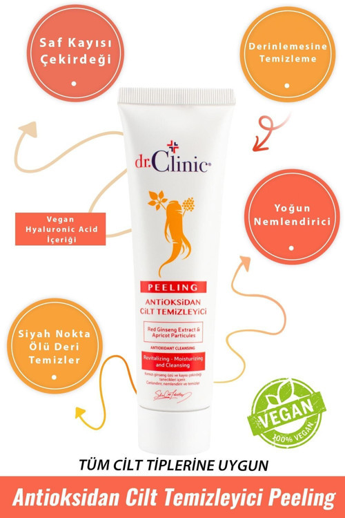 Antioksidan Cilt Temizleyici Peeling 100 Ml (Kayısı Özlü)