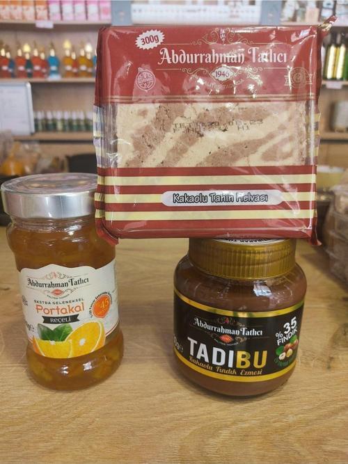 Tadıbu 330Gr 300Gr Kakaolu Helva 380Gr Portakal Reçeli