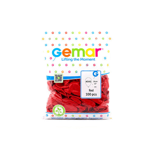 İÇ MEKAN - KIRMIZI BALON 10 INC - 26CM - 100PCS (5477)
