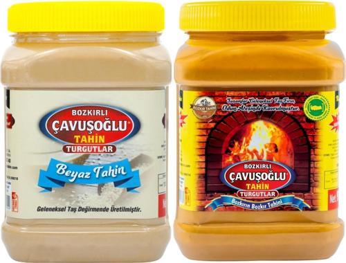 Kepeksiz Tahin Tanışma Seti (Odun Ateşinde Çifte Kavrulmuş 930G + Tek Kavrulmuş Beyaz Tahin 930G)