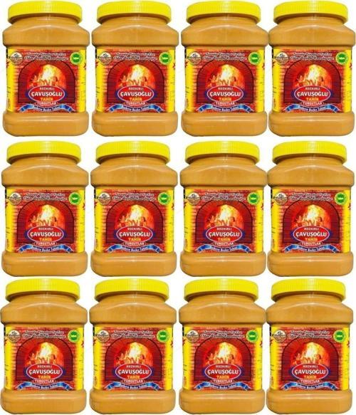 Odun Ateşinde Çifte Kavrulmuş Kepeksiz Bozkır Tahini 930G X 12'Li Paket - 1 Koli