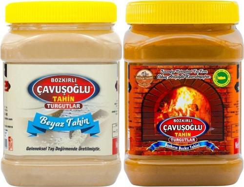Odun Ateşinde Kepekli Bozkır Tahini 930G + Beyaz Tahin 930G