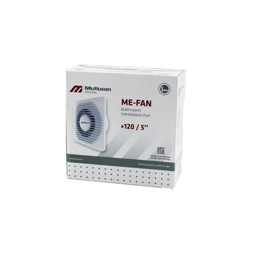 MUTLUSAN-001 211 000 120 00 00 ME-FAN 120/5" BANYO TUVALET HAVALANDIRMA ASPİRATÖRÜ 15W 1900