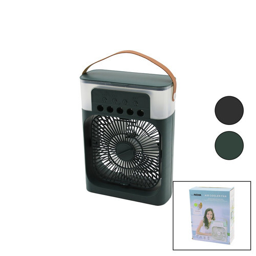 HAVA NEMLENDİRME - FAN - GECE LAMBASI MASA ÜSTÜ ULTRASONİK VANTİLATÖR 360 DERECE USB ŞARJ 3KDM HIZ (
