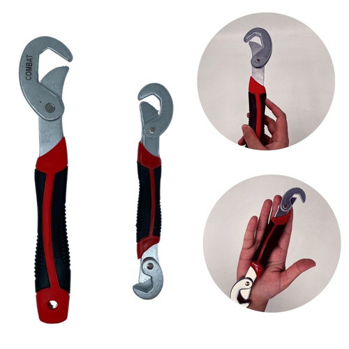 Çok Fonksiyonlu Ergonomik Ayarlanabilir Büyük Küçük Akıllı Pense Anahtar 2li Set (5477)
