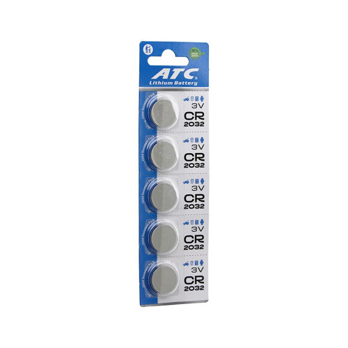 ATC LİTHİUM BATTERY CR-2032 PARA PİL LİTYUM 3V 5Lİ KART (5477)