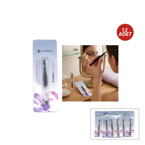 12 ADET SİYAH CIMBIZ (5477)