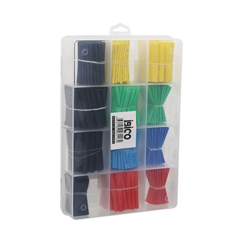 530PCS MAKARON KABLO TAMİR SETİ ISIYLA BÜZÜŞMELİ DARALAN HORTUM (5477)