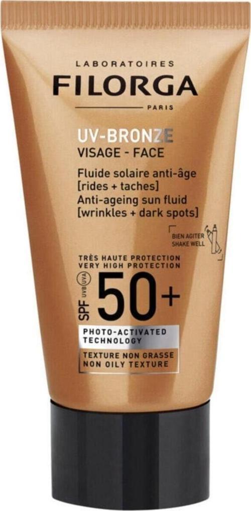 UV-Bronze SPF50+ Yaşlanma Karşıtı Sıvı Güneş Kremi 40 ml