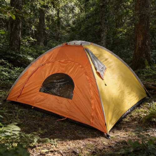 4 Kişilik Yarı Otomatik Kamp Çadırı – Suya Dayanıklı, Hızlı Kurulumlu Outdoor Aile Çadırı, Doğa, Kam