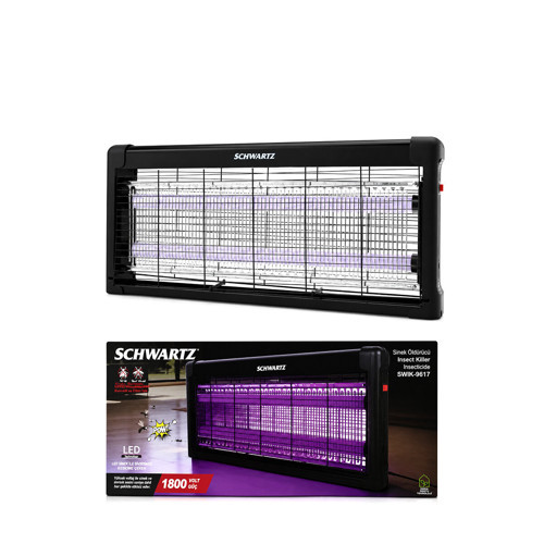 SİNEK ÖLDÜRÜCÜ CIZ CİHAZI MAKİNE 2PCS LED FLORESAN 100M2 ETKİLİ 1800V 54X23.5CM SWIK-9617 (5477)