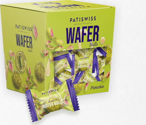 Wafer Antep Fıstığı Kreması Kaplamalı ve Dolgulu Gofret 150g