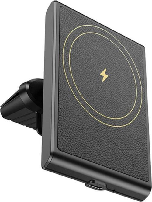 15W Kablosuz Şarjlı Magsafeli Araç İçi Telefon Tutucu, Airvent Ultra Stabil Telefon Tutucu