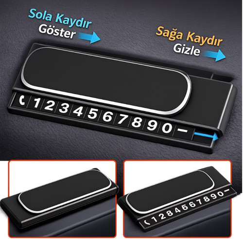 Kayar Kapaklı Torpido Üstü Fosforlu Numaratör (5477)