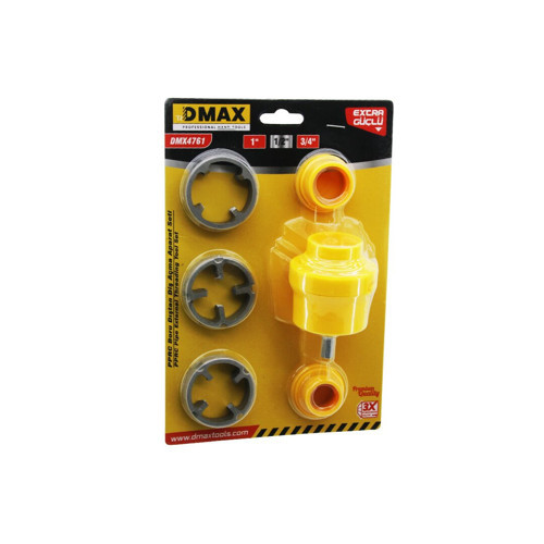 6PCS PLASTİK SU BORUSU DIŞ DİŞ AÇMA MATKAP UCU 1 - 1/2 - 3/4 (5477)