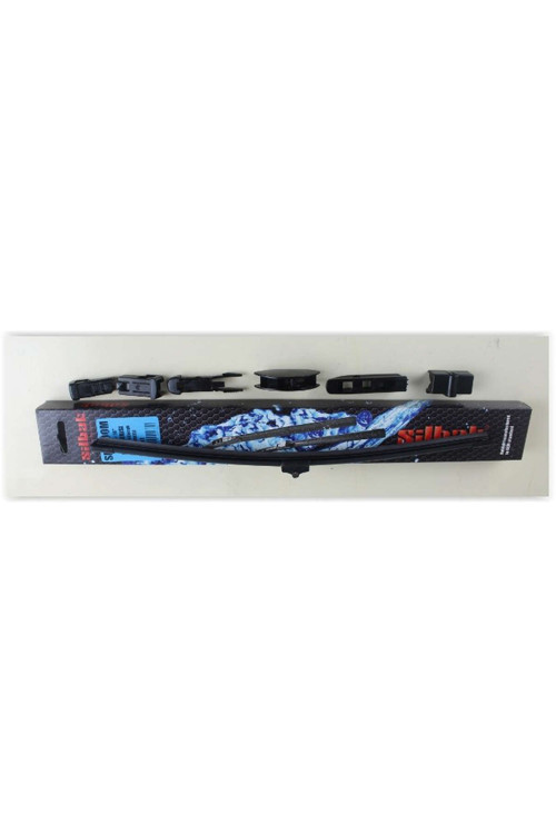Silecek Süpürgesi Muz Tipi 380mm A. Bc.c2.d Ve U Tipi Kollar Icın Multi Adaptorlü Sılbak Sbe380m