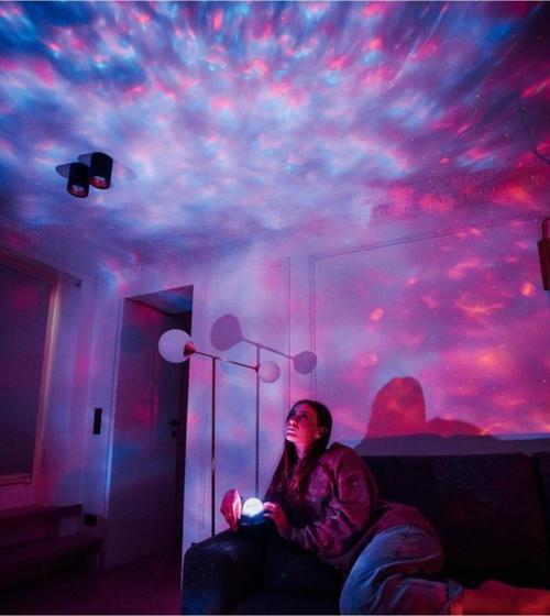 Starry Projektör Hoparlör Gece Lambası