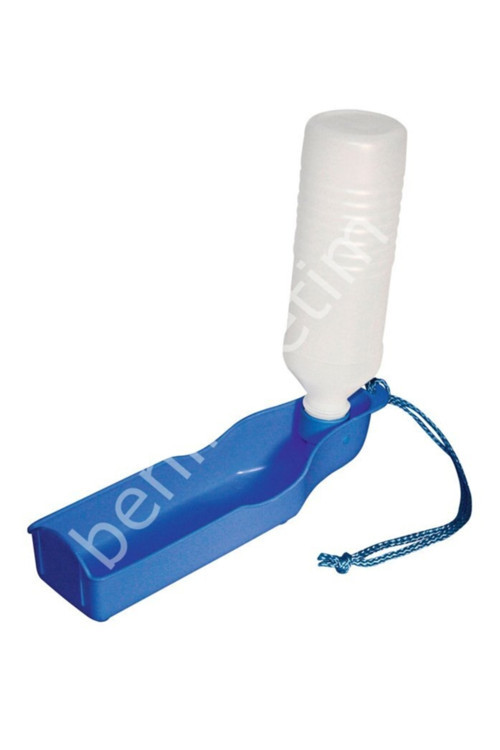 Mavi 500ml Köpek Seyahat Su Kabı, Taşınabilir ve Şık Tasarım