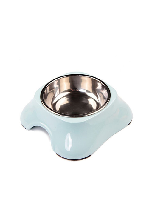 Kedi Köpek Mama Ve Su Kabı Bo-3138a5 150 ml Mavi