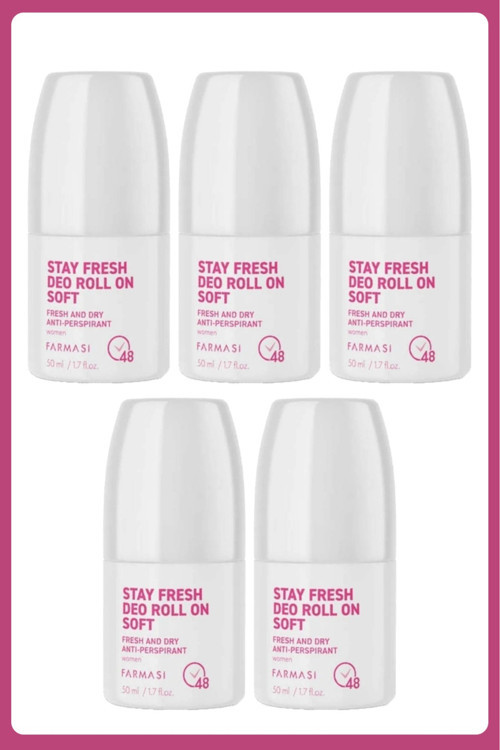 Stay Fresh Deo Roll On Soft 50 Ml Kadın 5 Adet