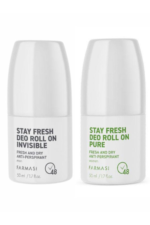 Anti-Perspirant Deo Roll On Erkek Invısıble & Anti-Perspirant Deo Roll On Kadın Pure