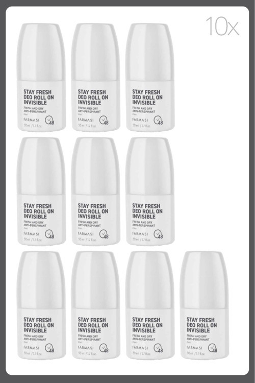 Stay Fresh Deo Roll On Invısıble 50Ml 10 Adet