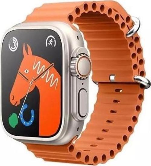 8 Max Uyumlu Watch 8 Ultra 2.08 Ekran Akıllı Saat Çift Kordon