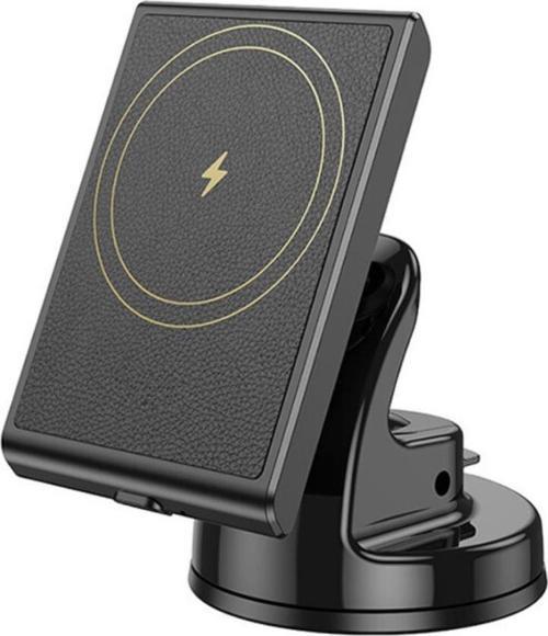 Torpido Üzeri Magsafe 15W Kablosuz Araç Şarjı Telefon Tutucu İphone 12 13 14 15 Pro Max Uyumlu