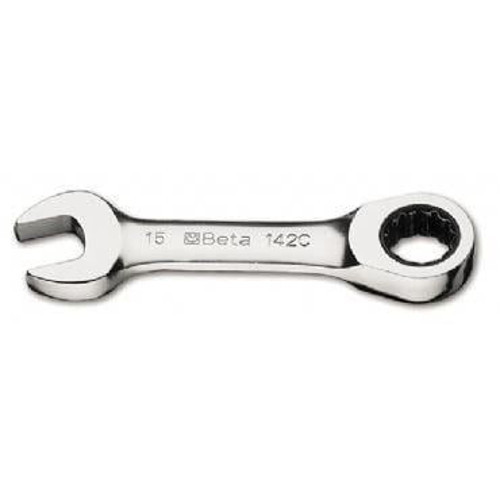 142C Kısa Cırcırlı Kombine Anahtar 8mm