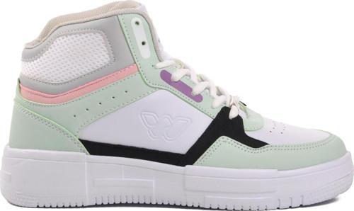 Berry Hi Beyaz-Su Yeşili Bağcıklı Unisex Hi Sneaker