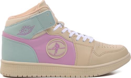 Sloga Hı Bej-Lila-Yeşil Unisex Hi Sneaker