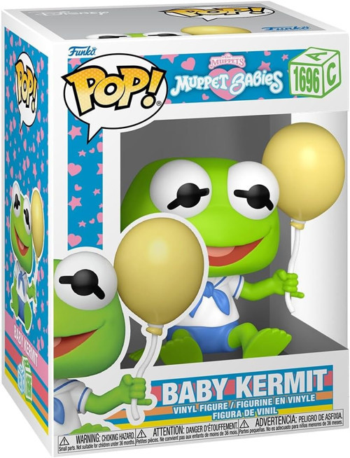 Pop! Disney: Muppet Babies - Baby Kermit The Frog - Koleksiyon Vinil Figür - Hediye Fikri - R